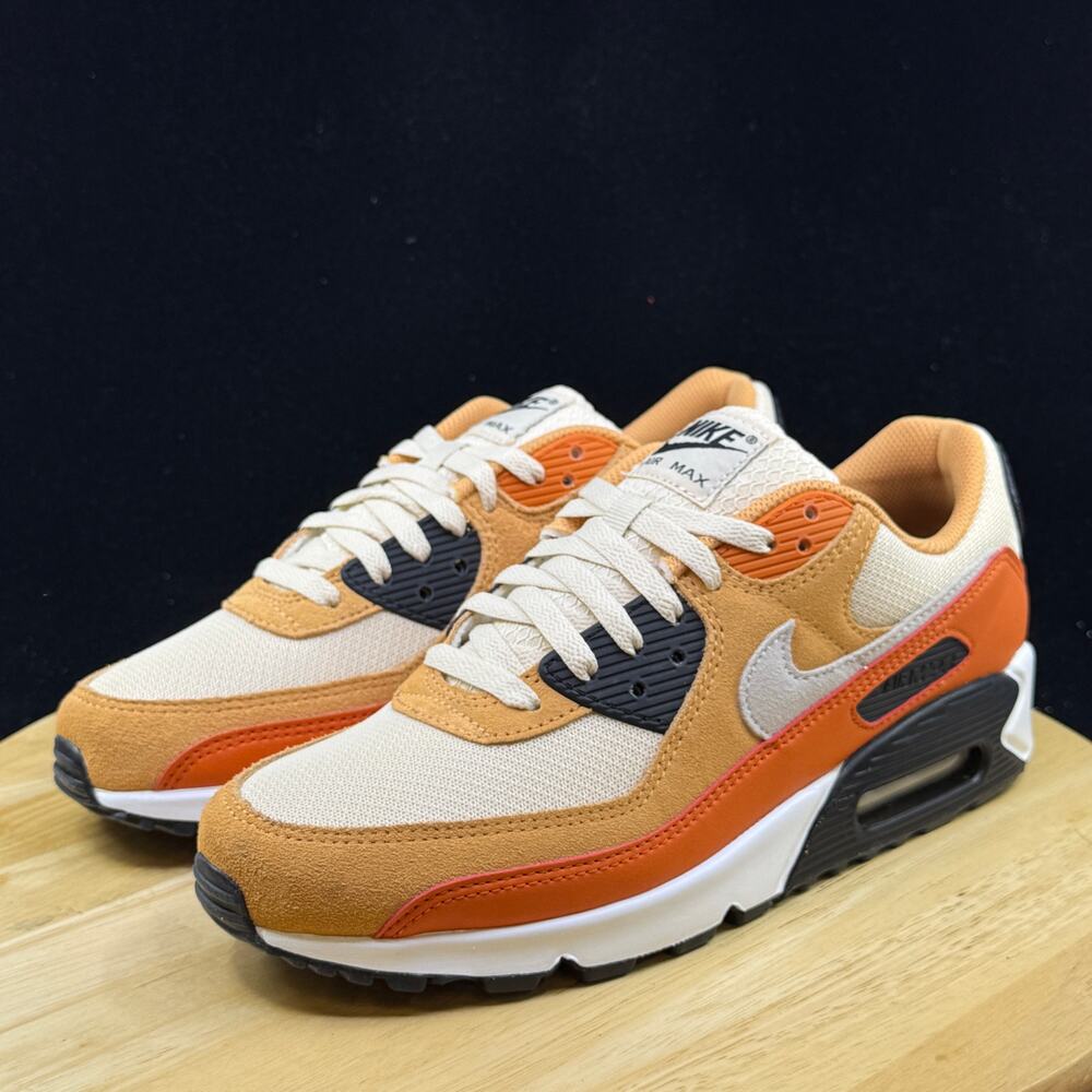NEW Nike Air Max 90 Campfire Orange Mens Size 10 DM0029-800 Shoes